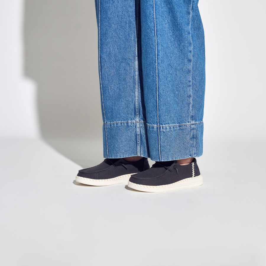  Wendy Espadrille Woven - Black