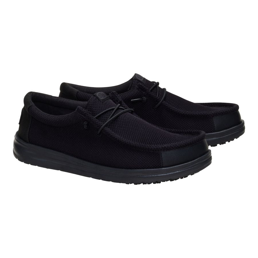  Wally Work CE Slip Resistant Wide - Black