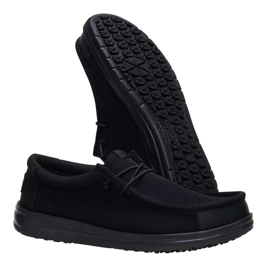  Wally Work CE Slip Resistant Wide - Black
